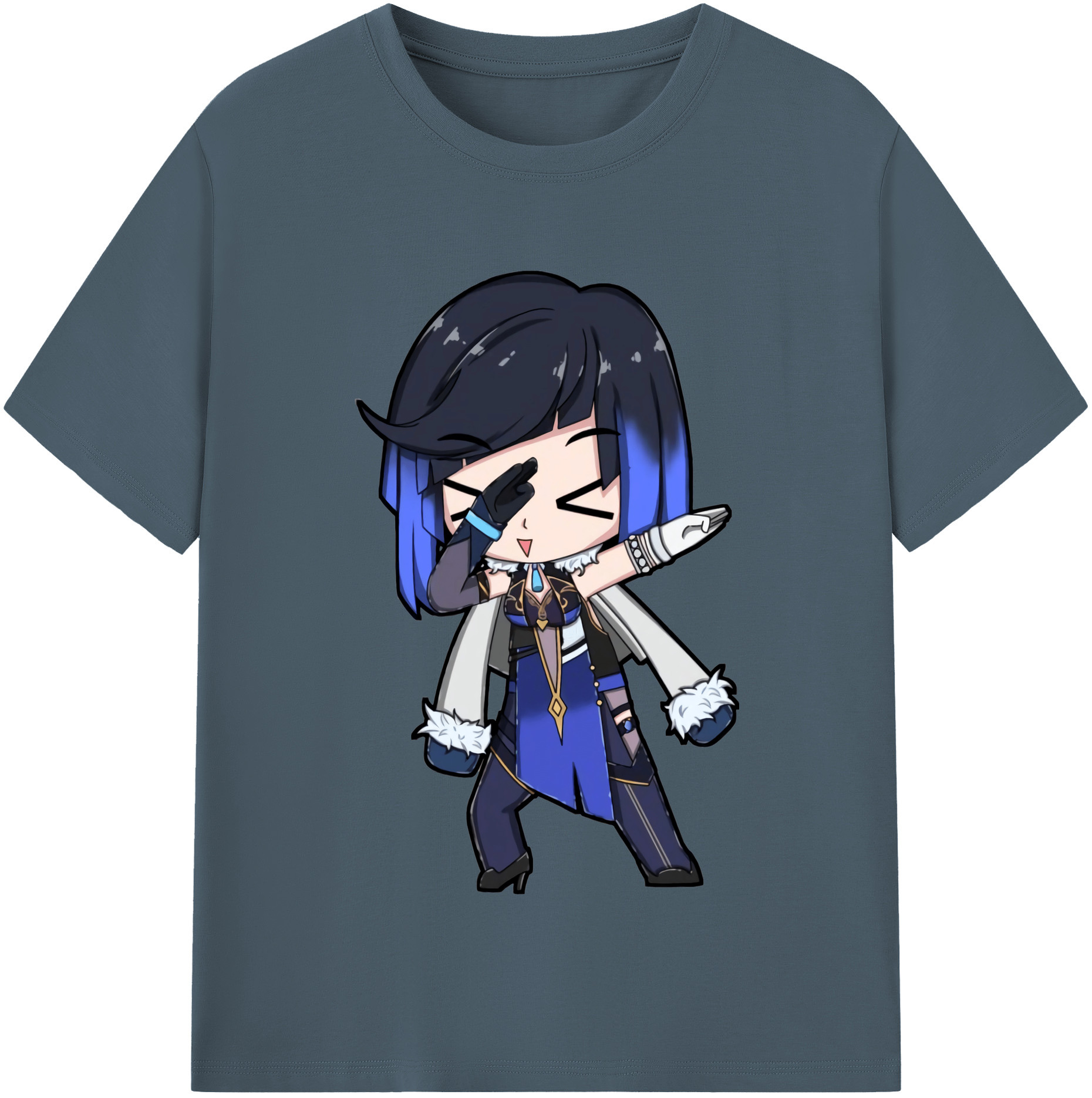 げんし神 夜兰 やらん genshin Yaran 綿100％半袖Tシャツ（フロントプリント）